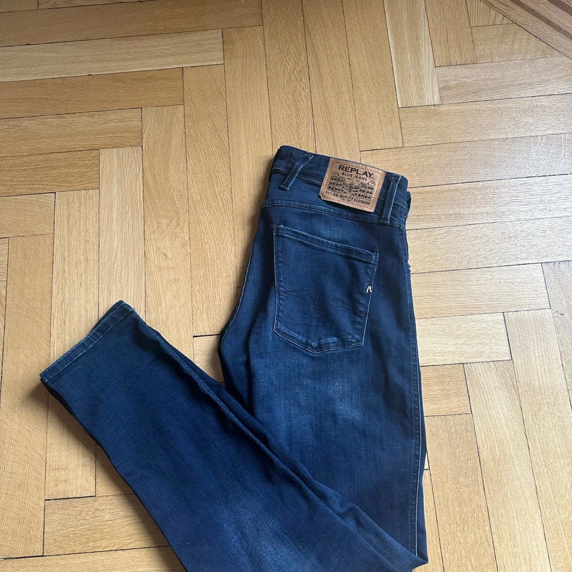 Replay Anbass slim fit jeans blå