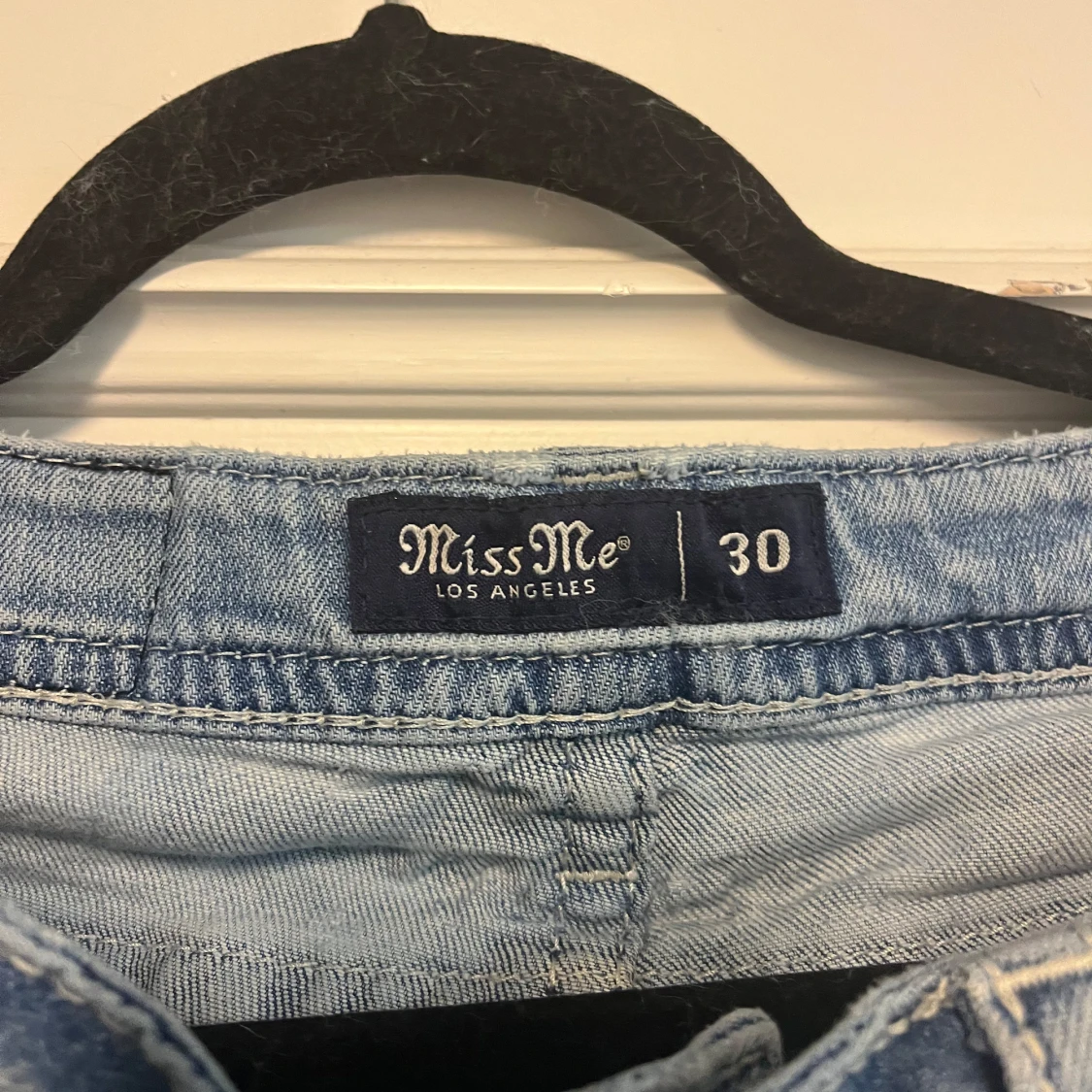 Miss Me ljusblå bootcut jeans stl 30 - 2