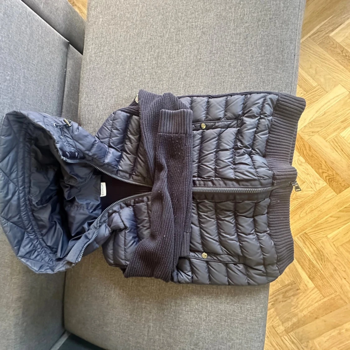 Moncler Cardigan Navy Blue - 90