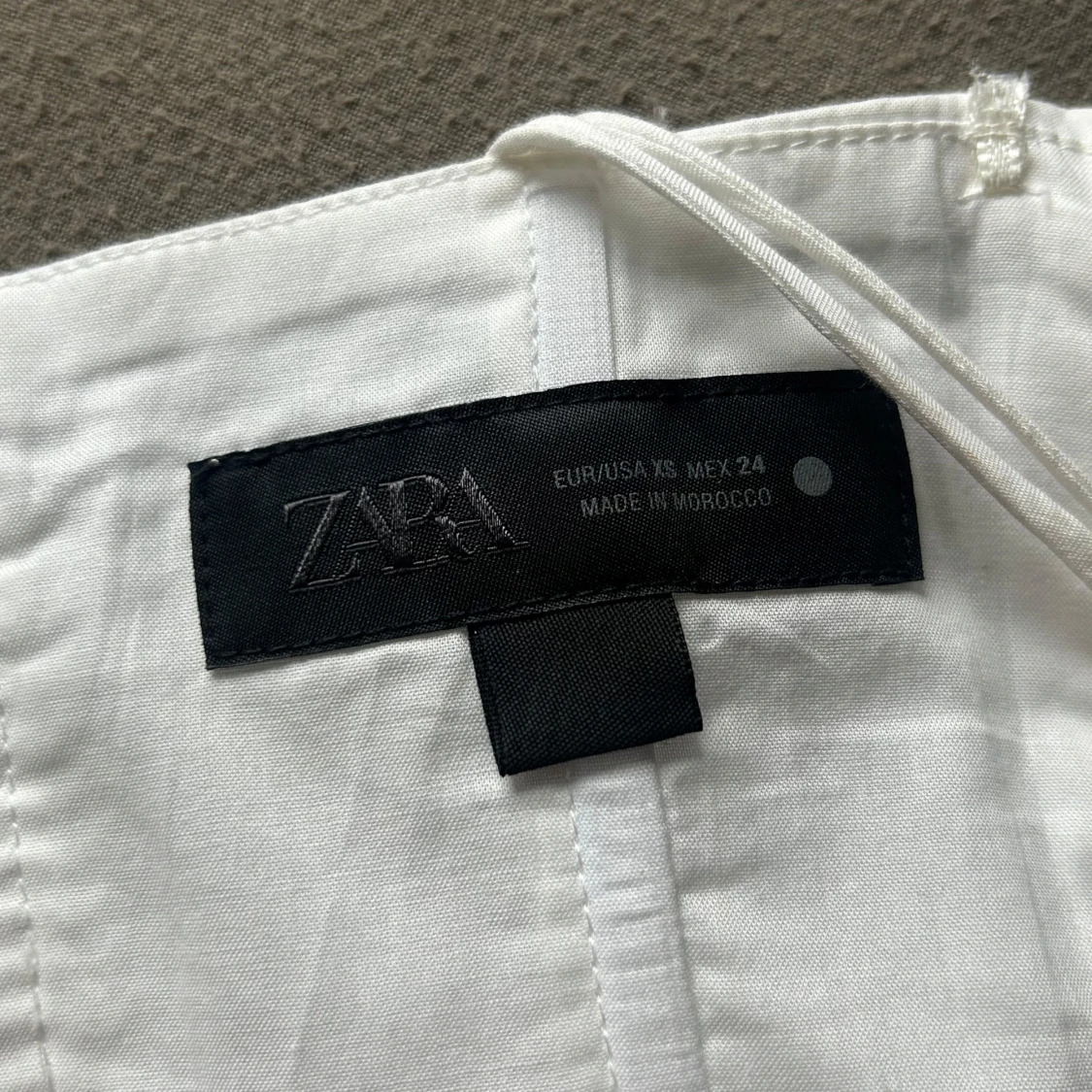 Vit korsett-topp från Zara - 2