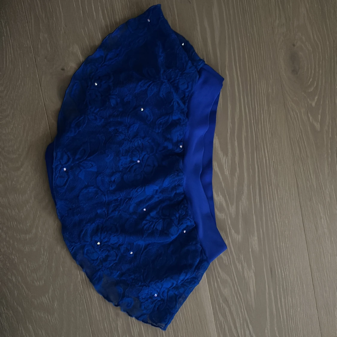 Blå kånståknings kjol  - 1