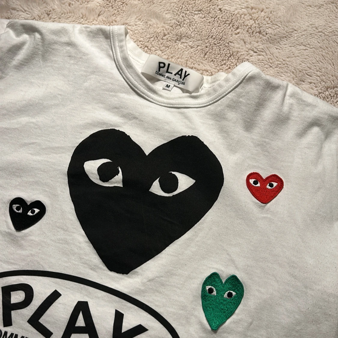 Vit Comme des Garçons Play t-shirt - 1