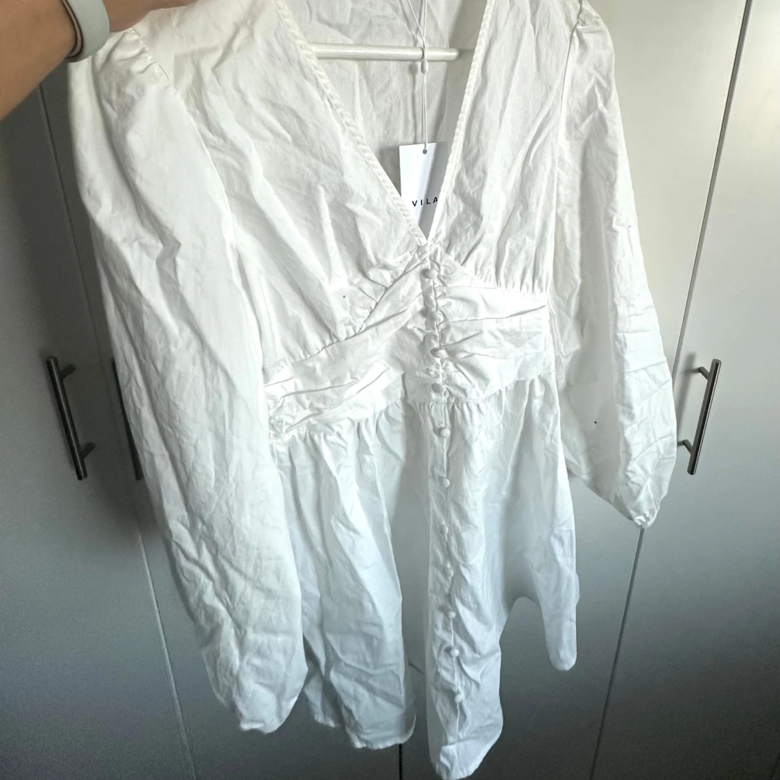 Vit kort klänning från Vila - 2