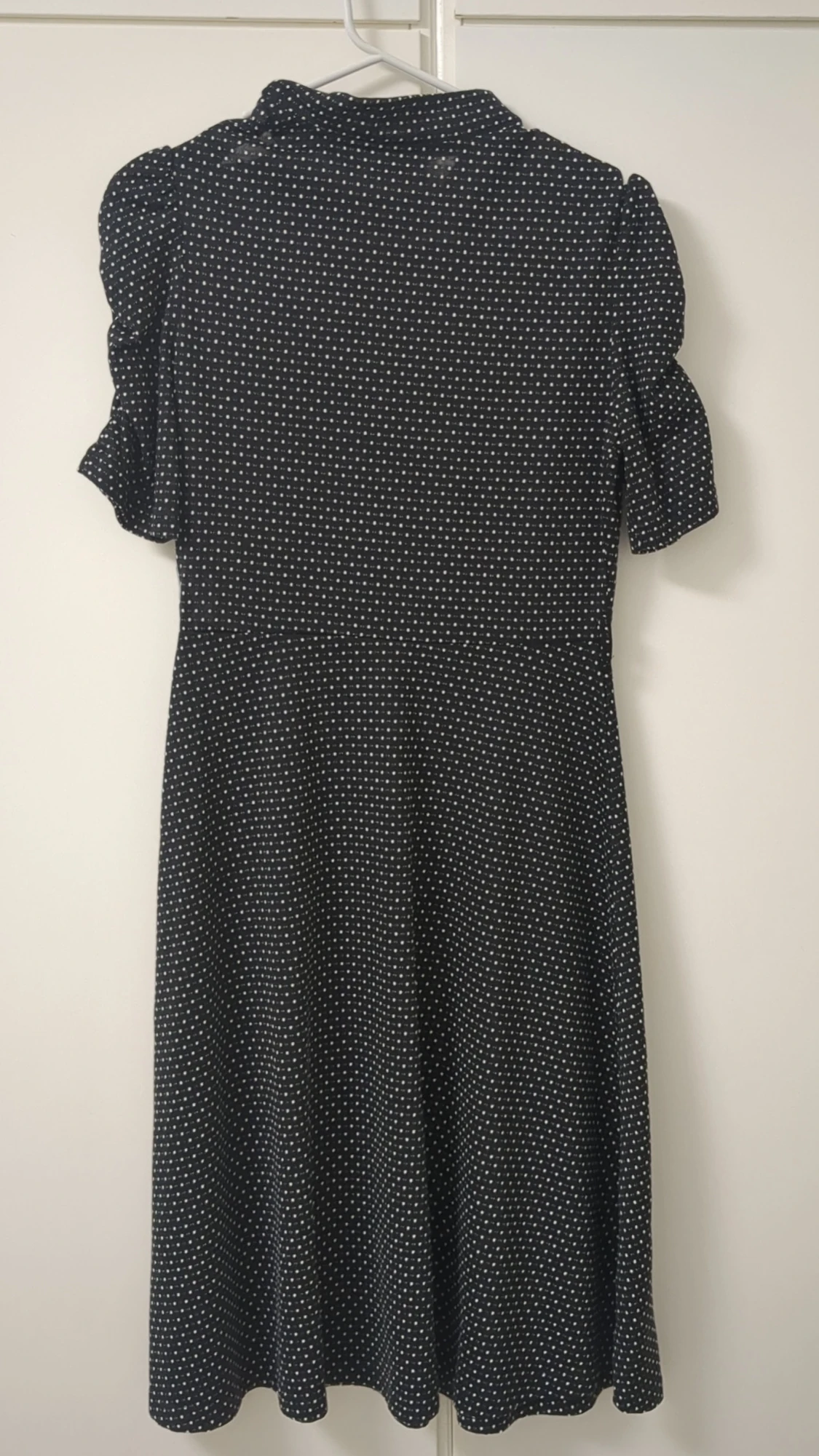 Svart prickig klänning Voodoo Vixen - 3