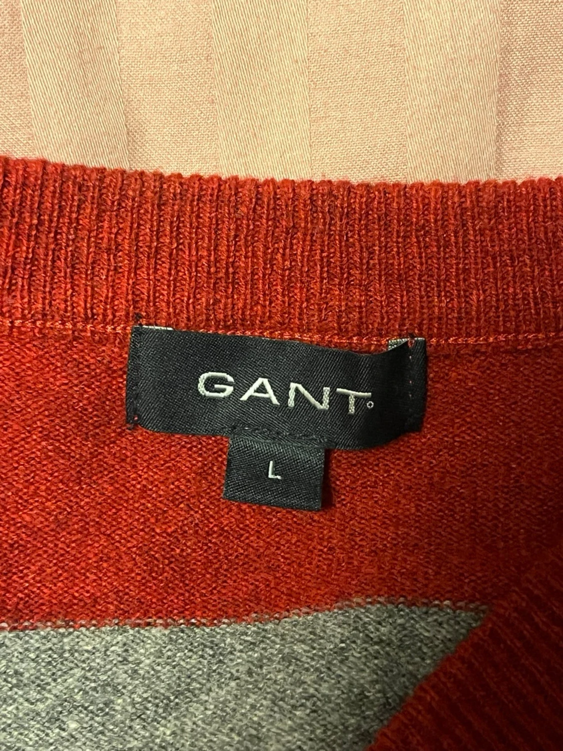 Röd randig tröja  - 2