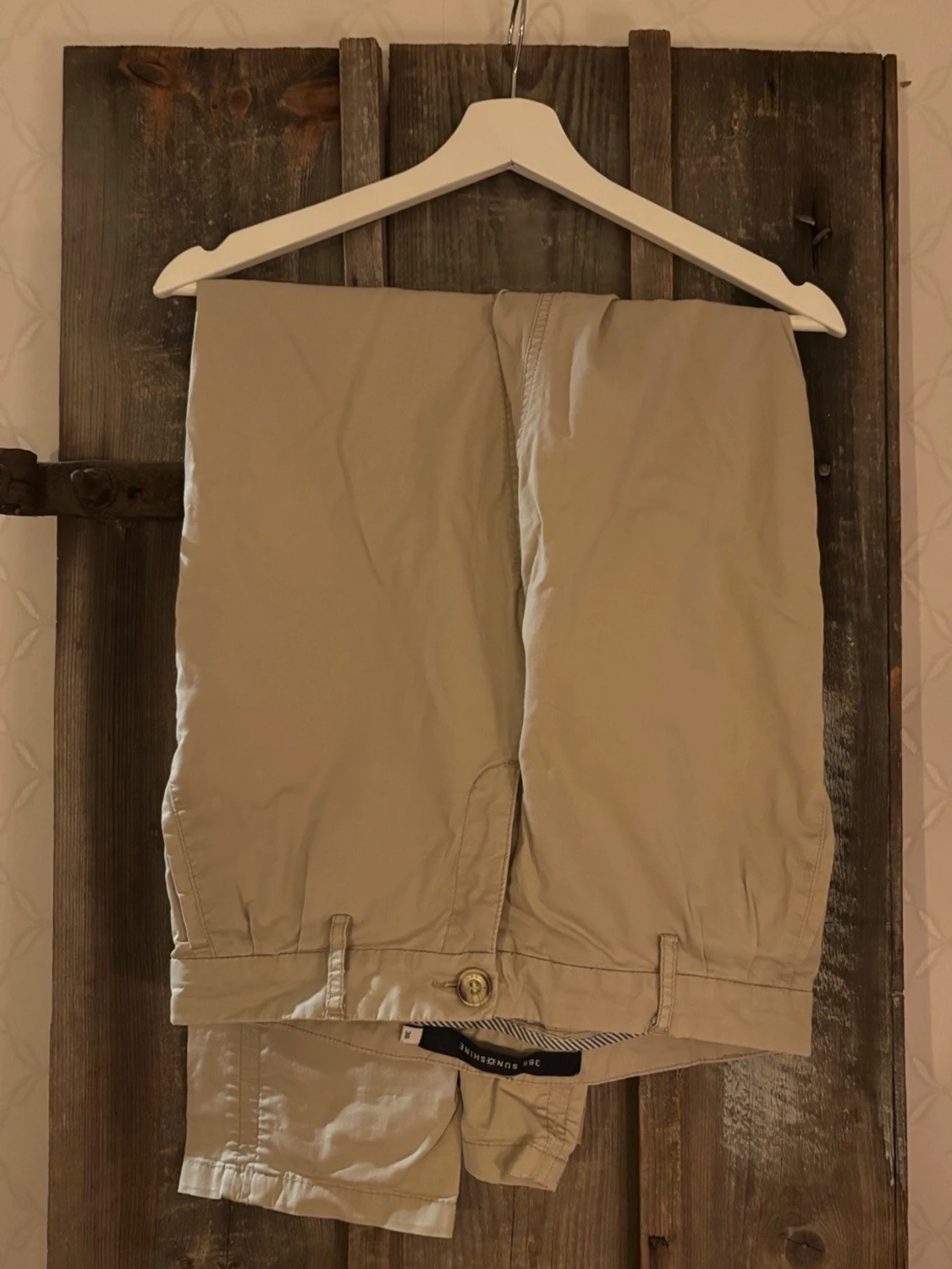 Beige chinos från 365 Sunshine, stl. 36 - 1