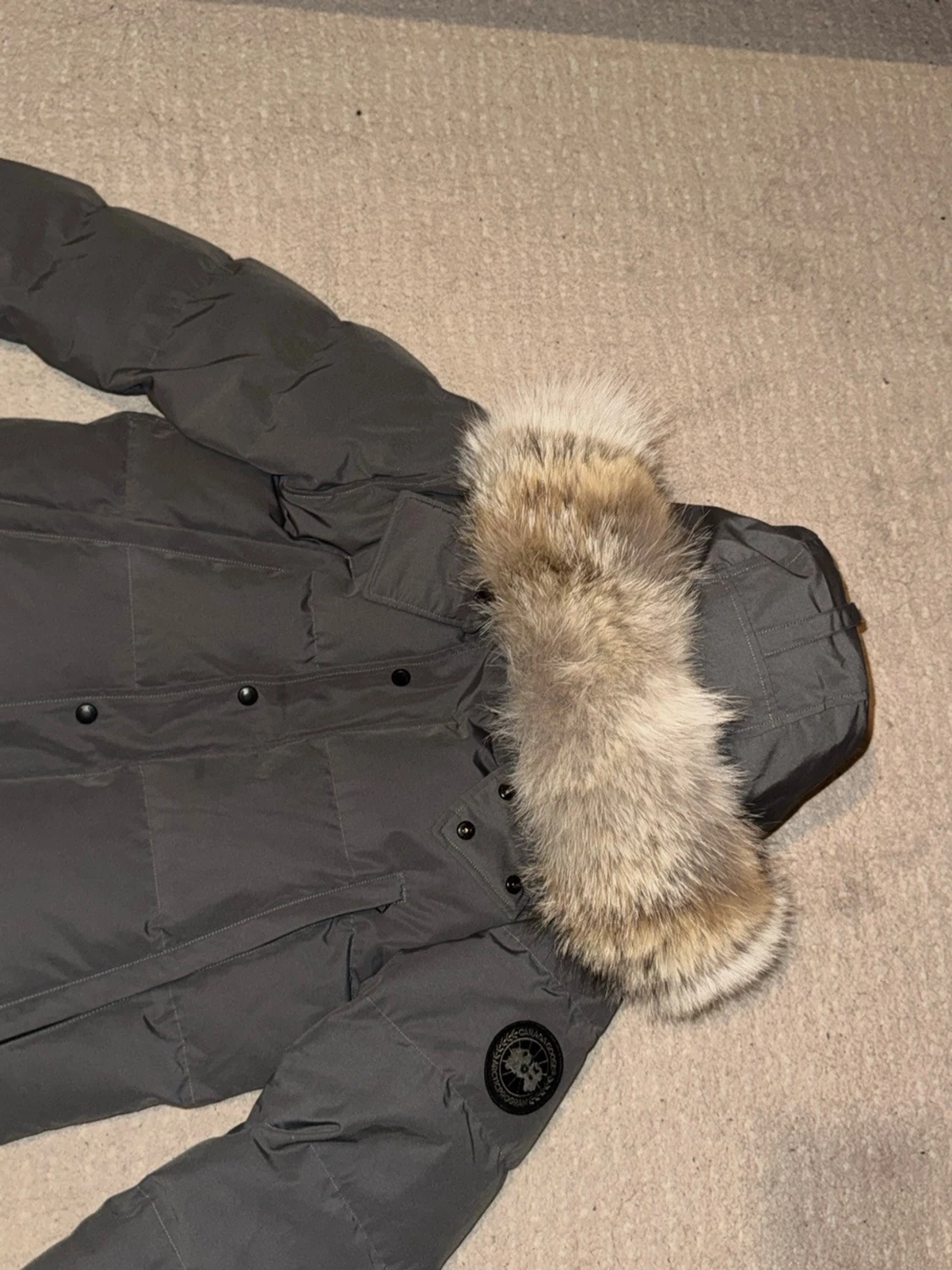 Grå dunjacka från Canada Goose - 1