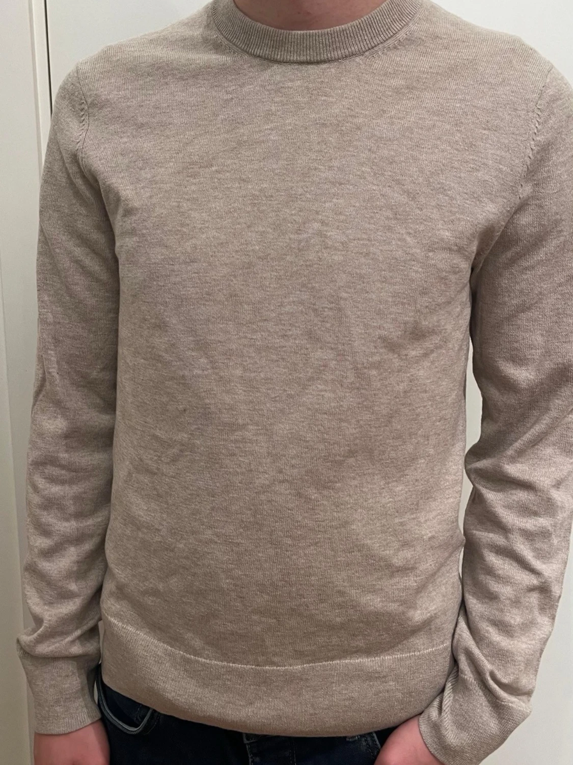 Beige stickad tröja Filippa K XS