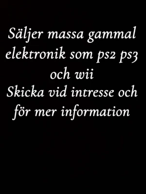 PS2, PS3 och Wii spelkonsoler - Säljer flera äldre spelkonsoler som PlayStation 2, PlayStation 3 och Nintendo Wii. Perfekt för retrospelare eller samlare. Skick varierar, kontakta för mer information om funktion och tillbehör.
