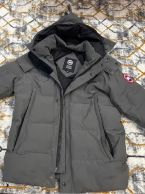 ***Mörkgrå dunjacka från Canada Goose*** - Säljer en jättefin mörkgrå dunjacka av märket Canada Goose. Stl. M. Päls finnes till. 