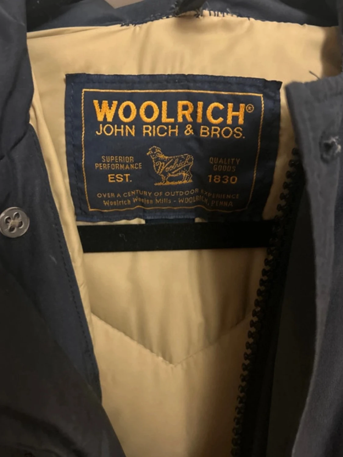 Svart parkajacka från Woolrich för pojkar - 2