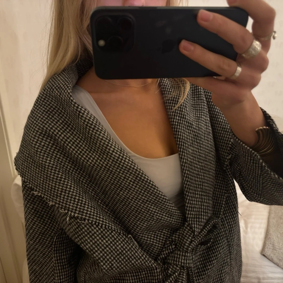 Grå kofta / jacka - 1