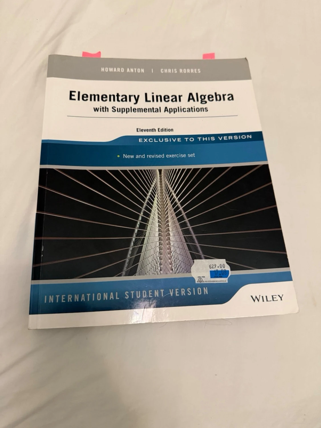 Elementary Linear Algebra with Supplemental Applications