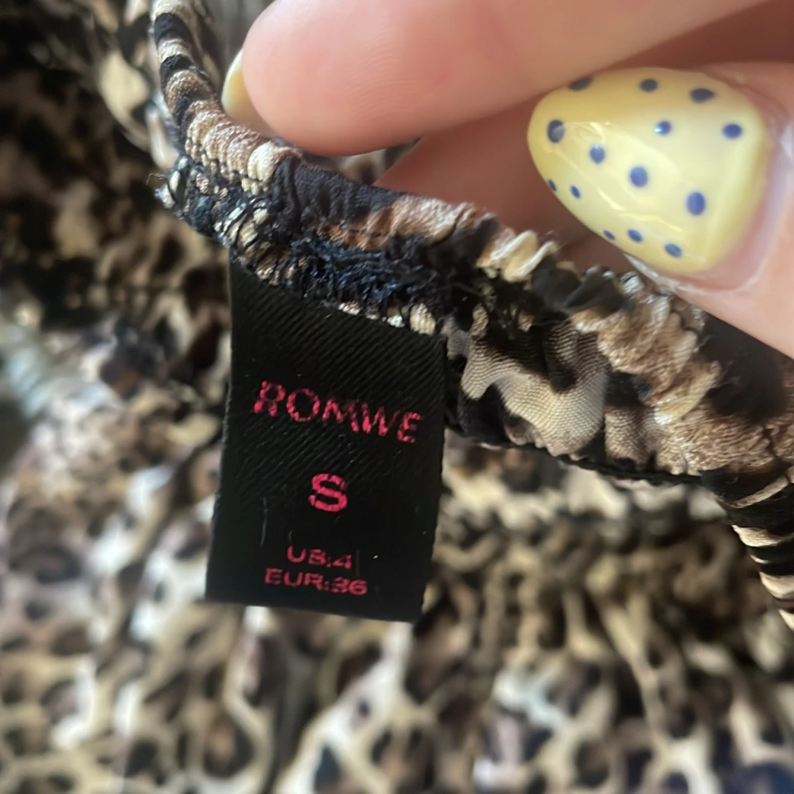 Leopardmönstrad tubtopp från Romwe - 2