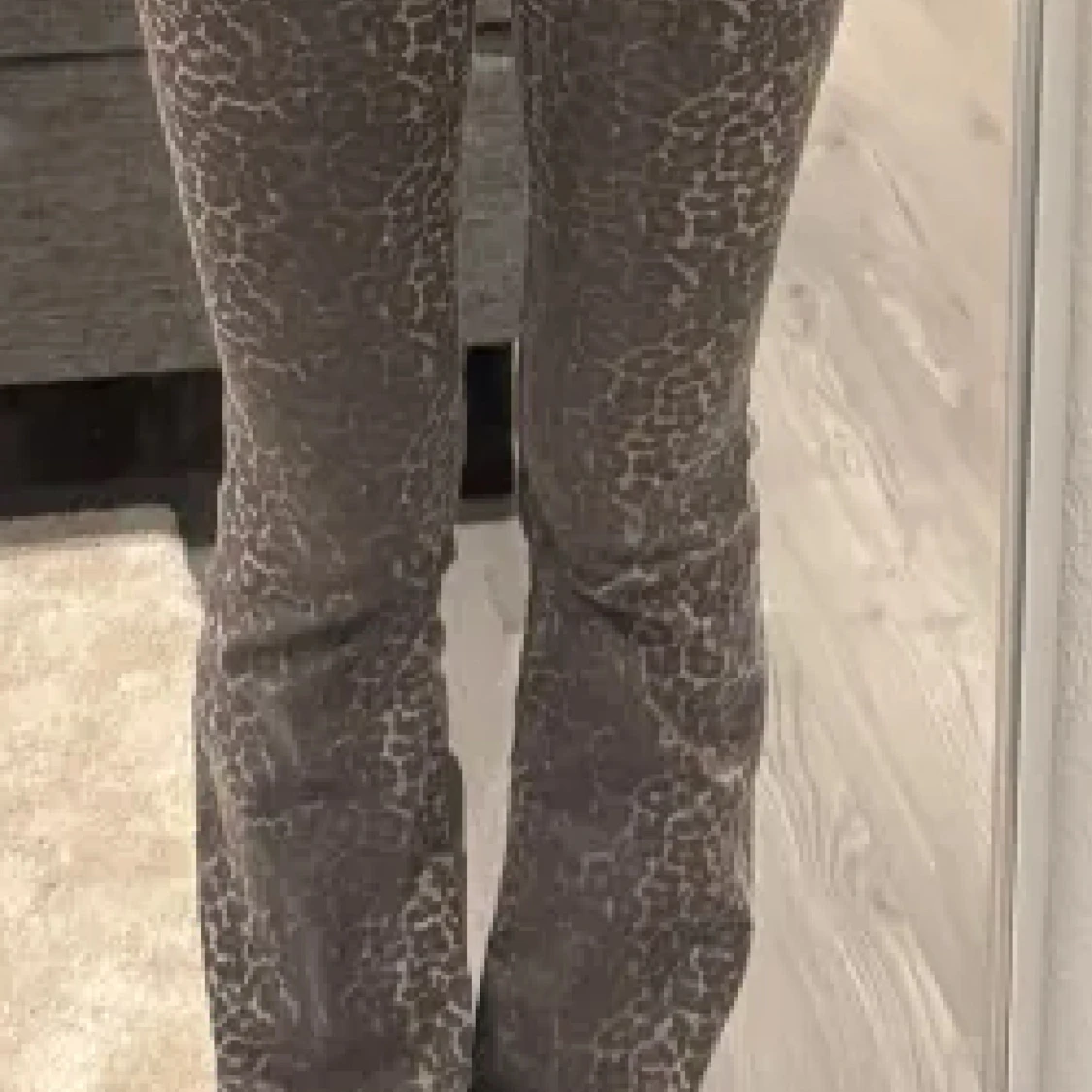 Leopard jeans