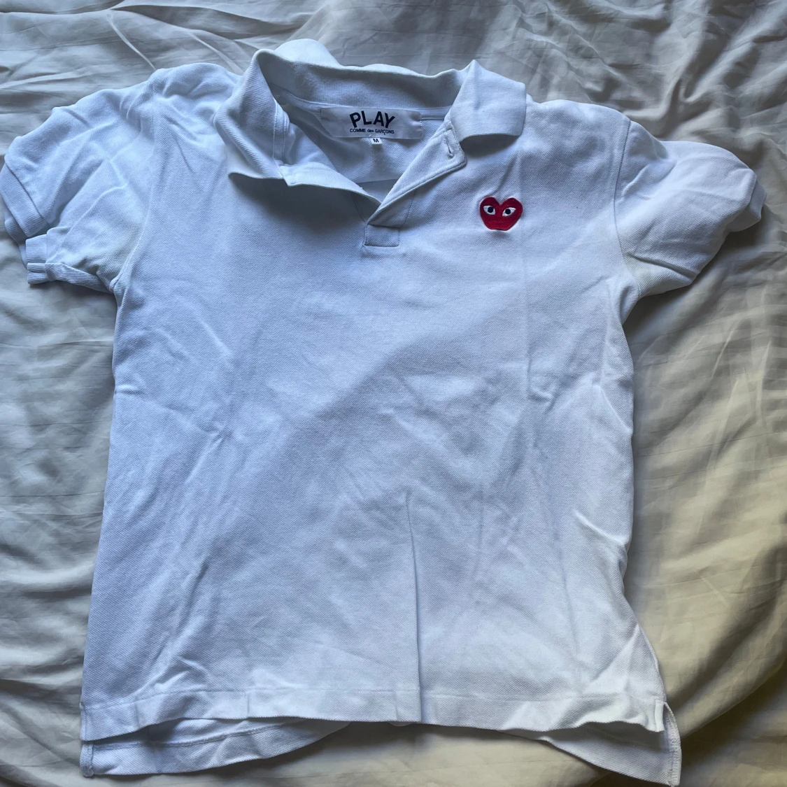 Vit polo t-shirt Comme des Garçons Play