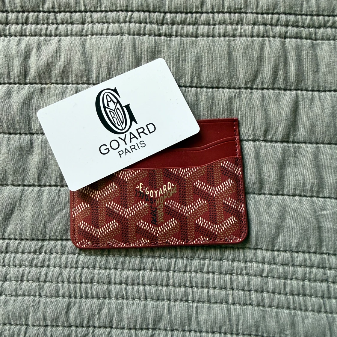 Röd plånbok gòyard rep