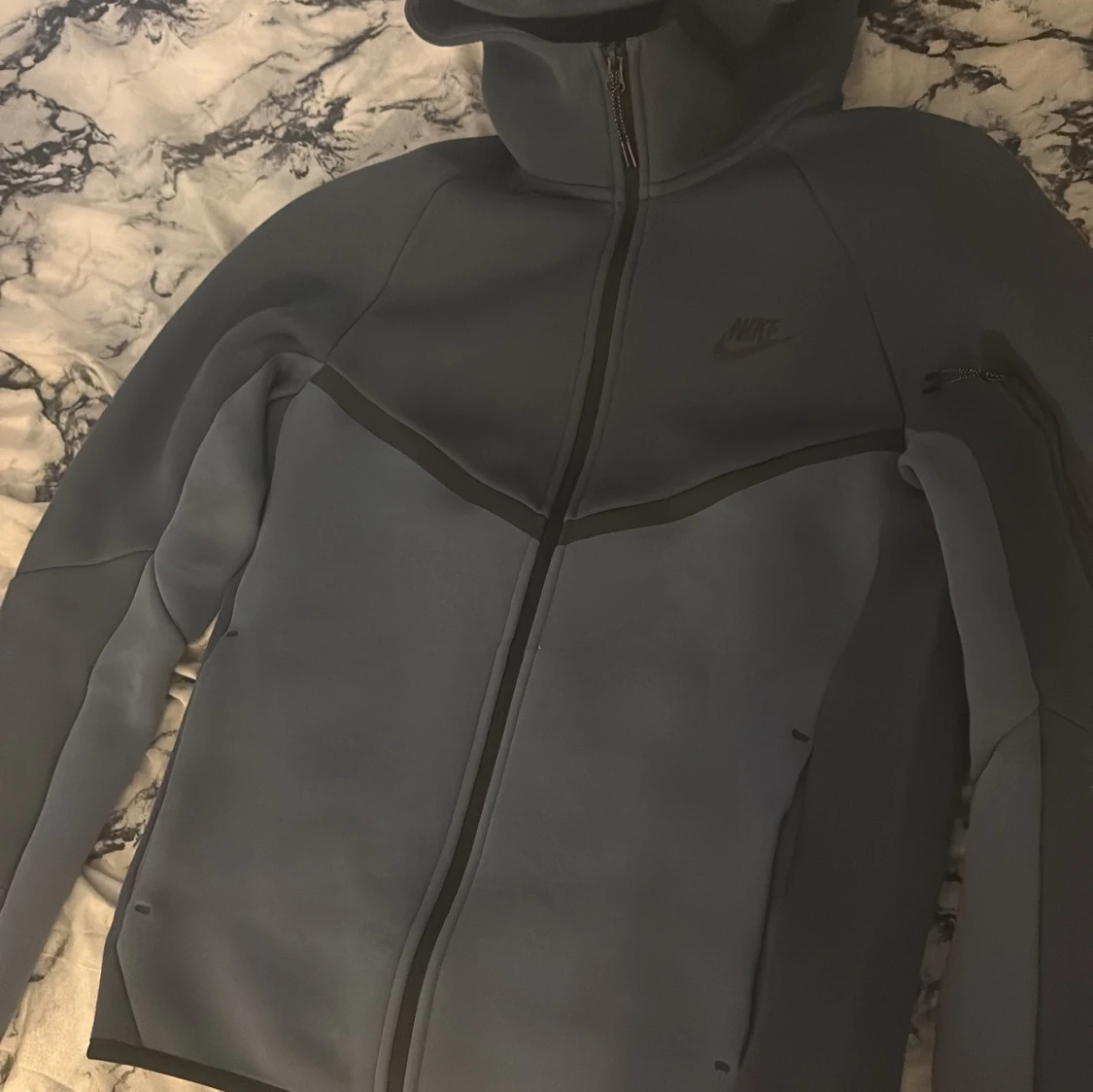 Nike Tech Fleece hoodie blå