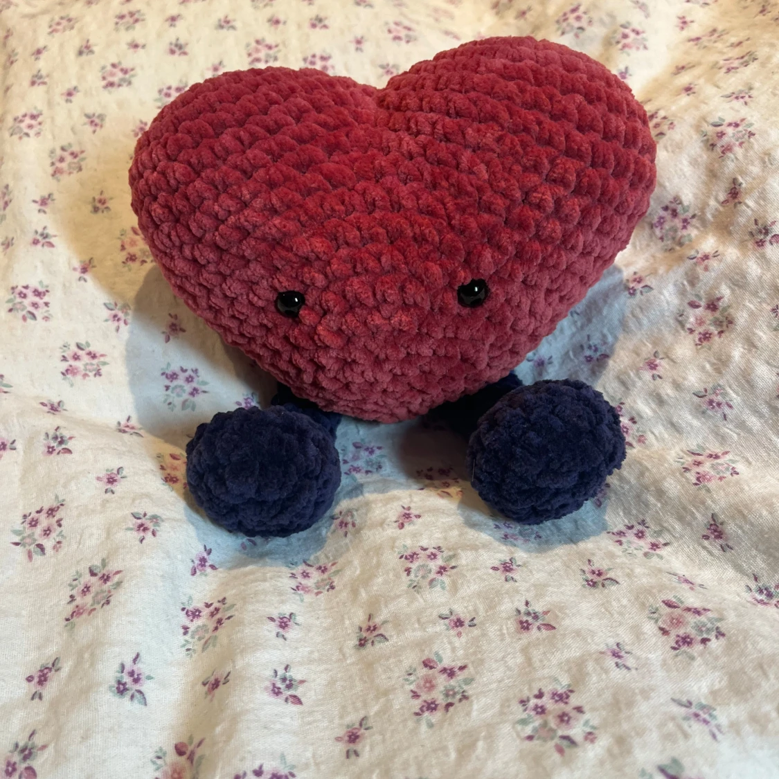 Virkat jellycat hjärta  - 1