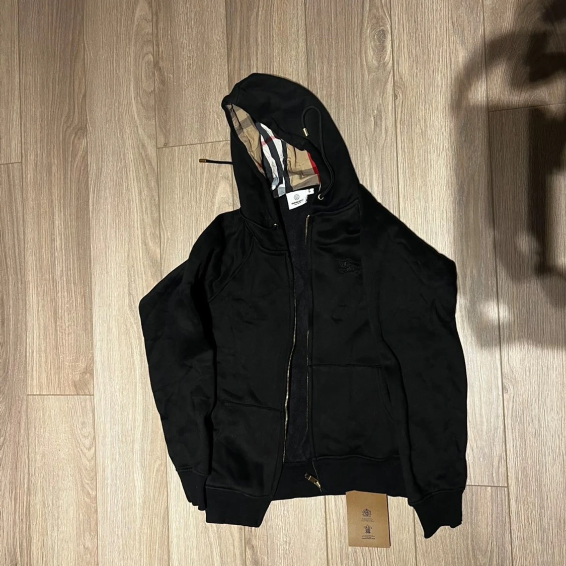 Svart Burberry hoodie - 2