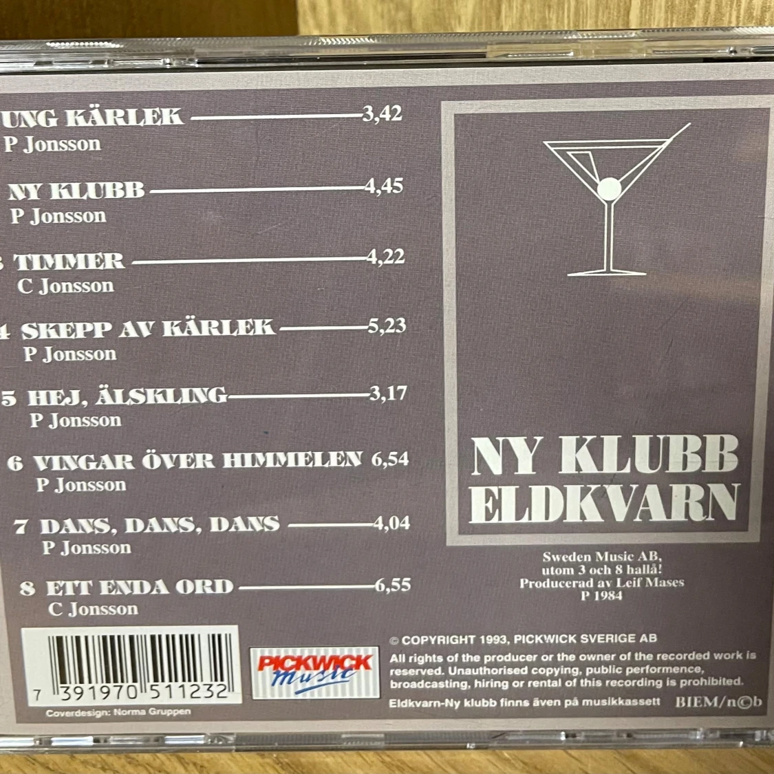Eldkvarn - Ny Klubb CD - 1