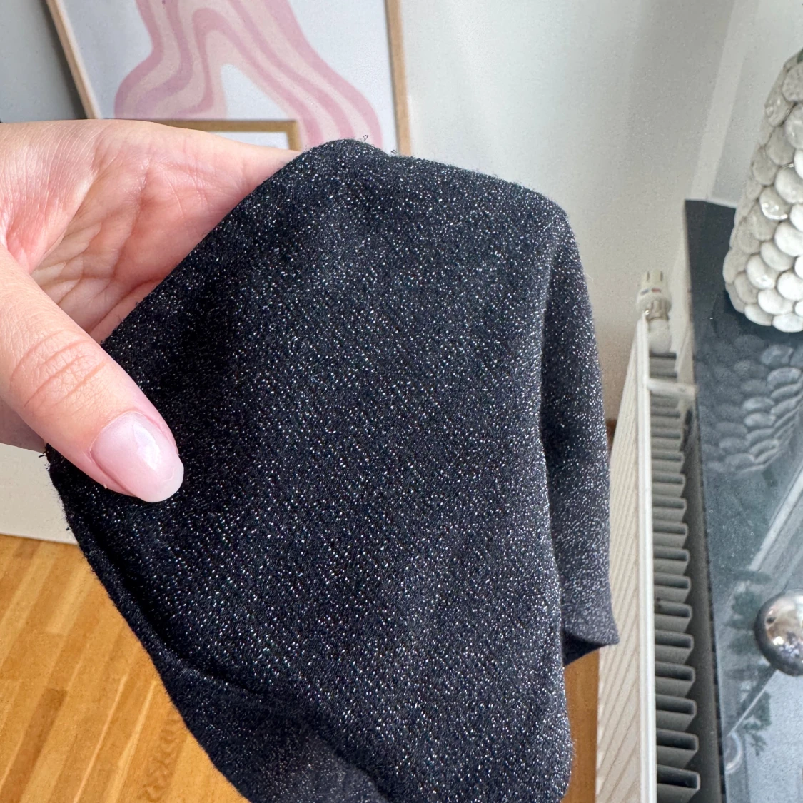 Svart glittrig kort topp NA-KD - 2