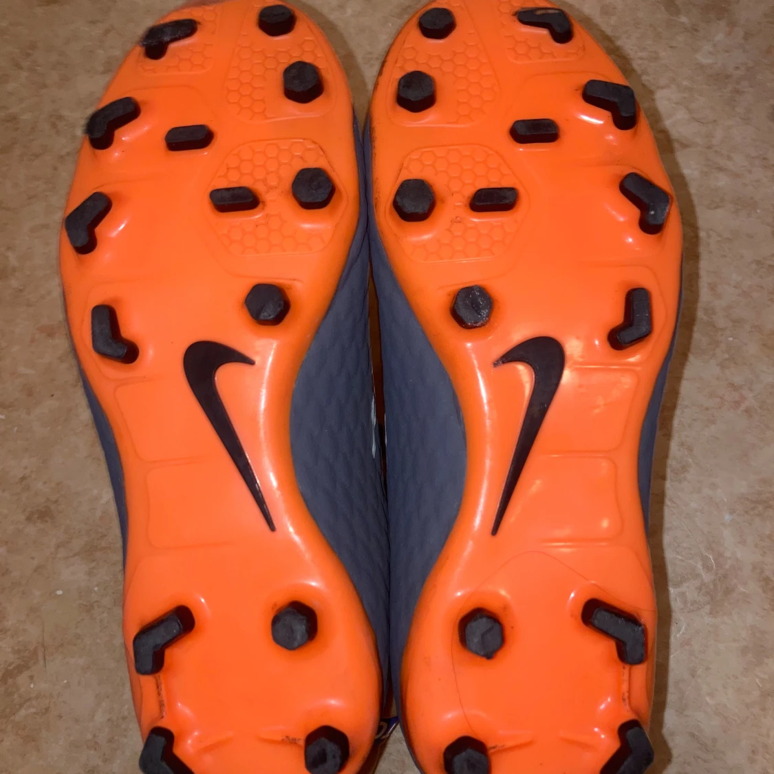 Nike Hypervenom grå/orange fotbollsskor - 3