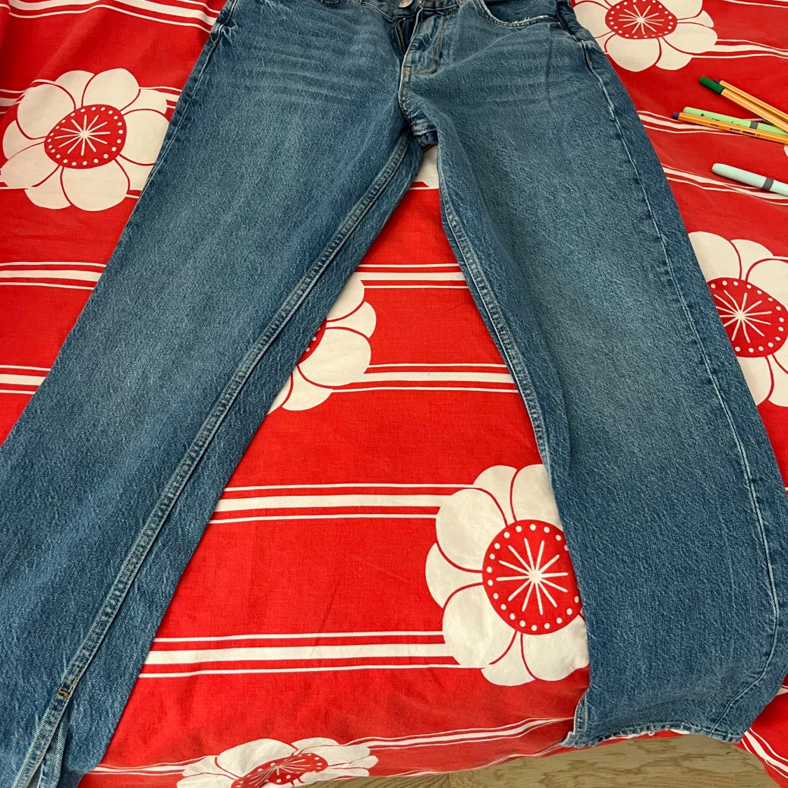Blå raka jeans från g perfect jeans - 4