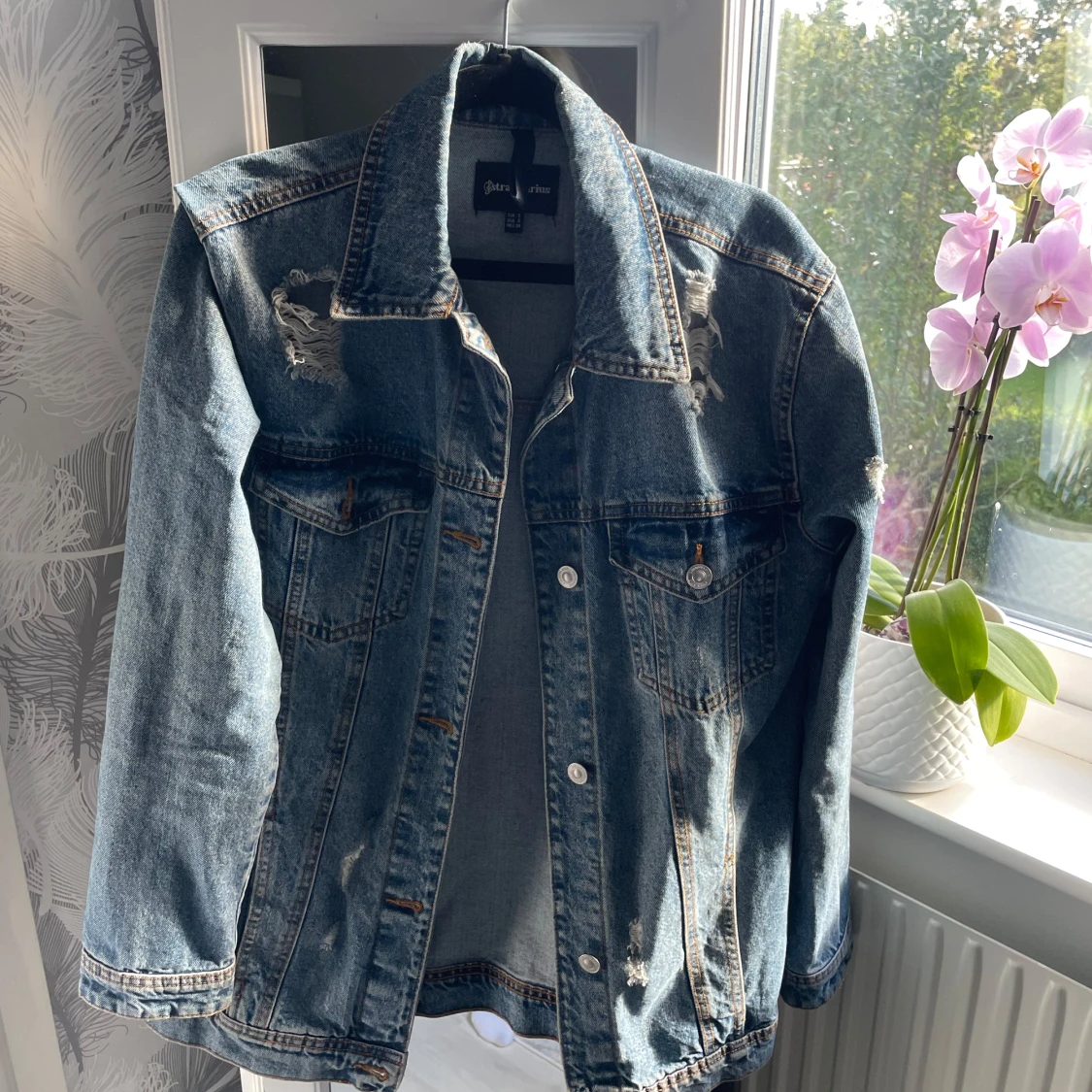 Blå jeansjacka från Stradivarius - 3