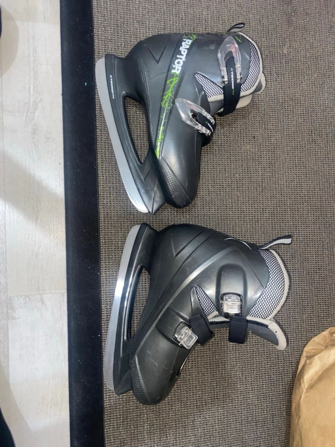 Grå skridskor Tecno Pro Raptor - 4