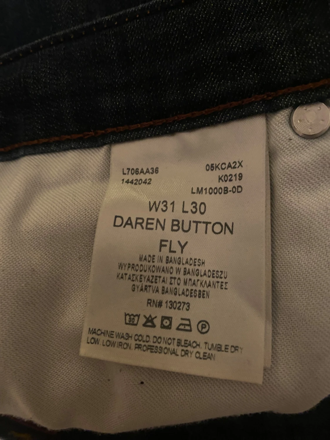 Mörkblå jeans från Lee - 4