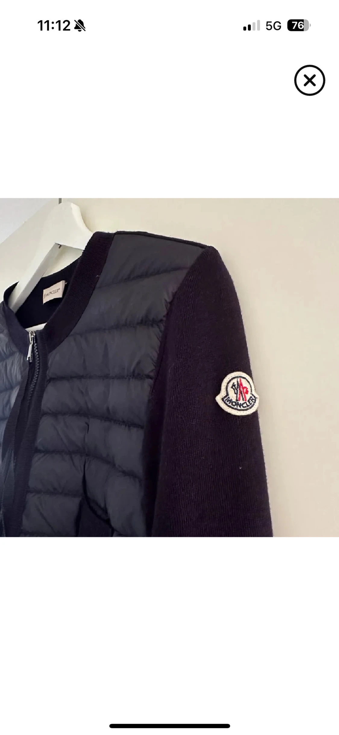 Mörkblå Moncler cardigan - 2