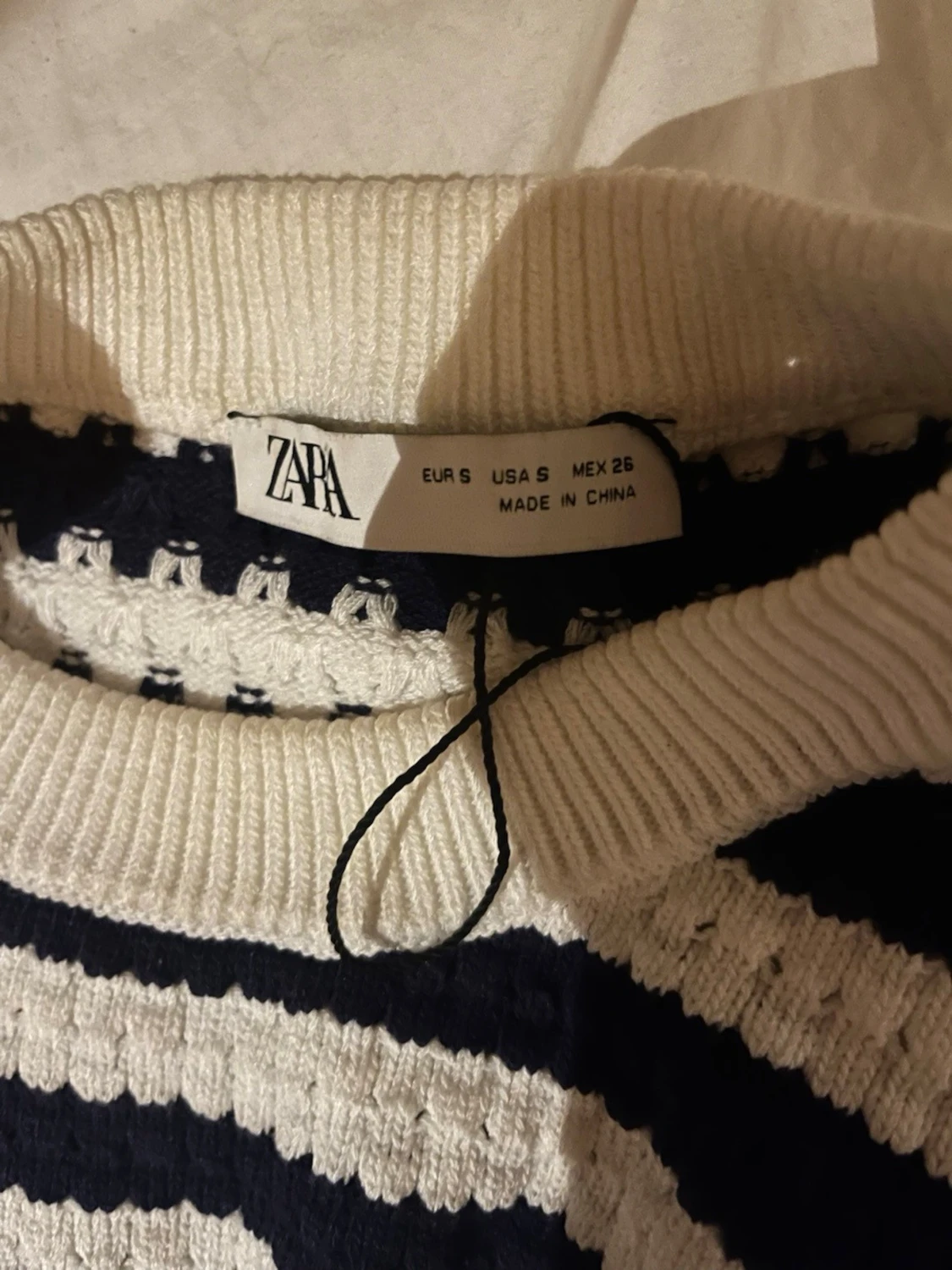 Randig stickad tröja från Zara - 4