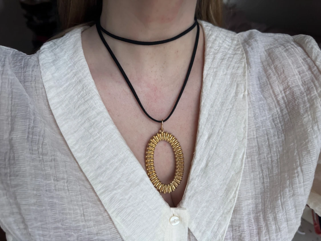 Handgjort repurposed halsband - 3