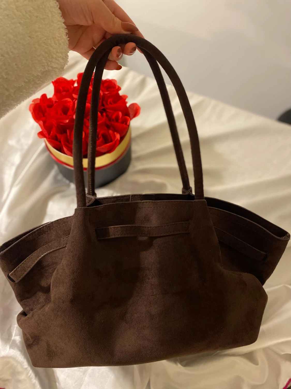 Brun mocka väska - 5