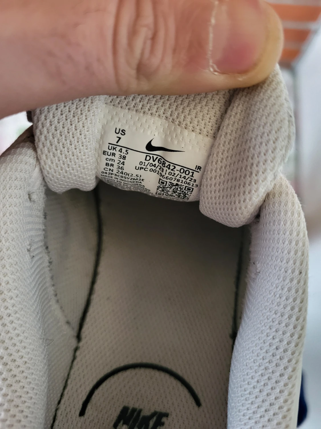 Nike Air Max sneakers vit/guld - 5