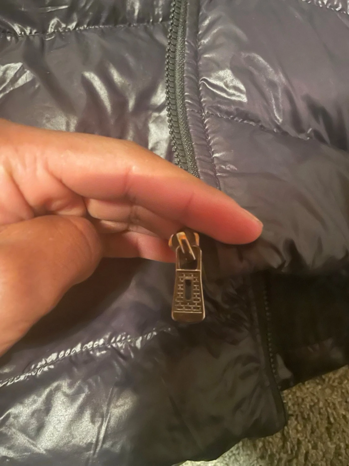 Svart pufferjacka SHEIN  - 2