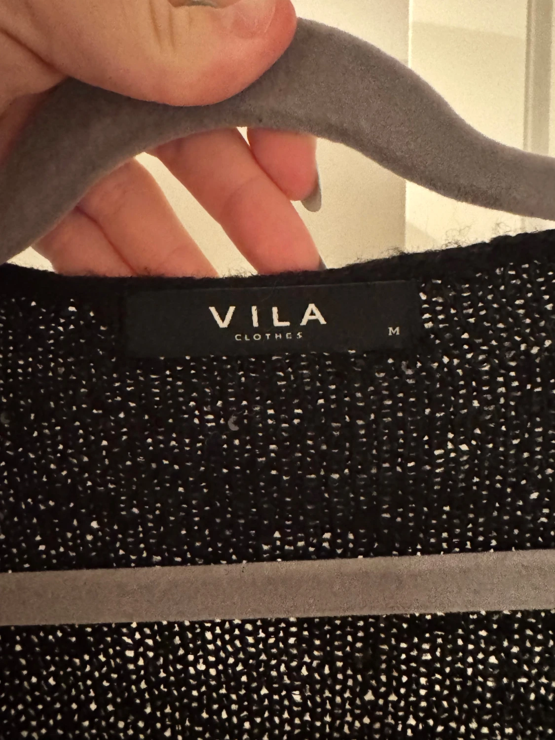 Svart glittrig kofta från Vila - 2