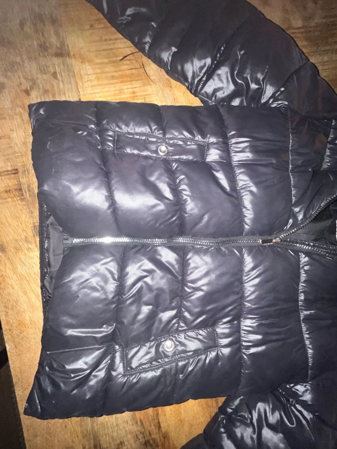 Svart vinterjacka  från ONLY med huva - 2