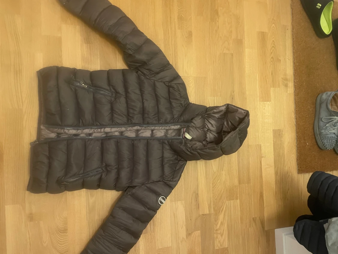 Brun Colmar dunjacka med huva - 1