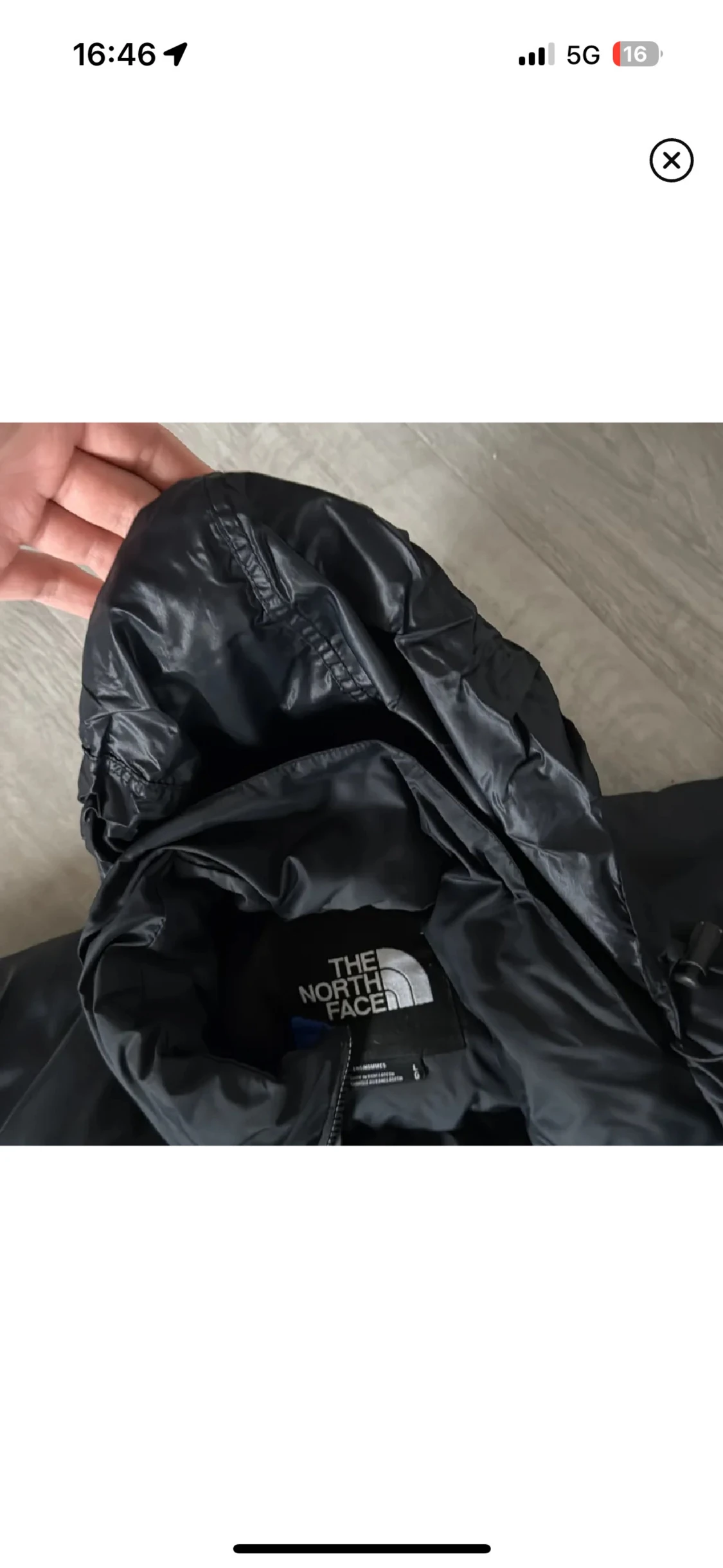 Blå pufferjacka från The North Face - 4