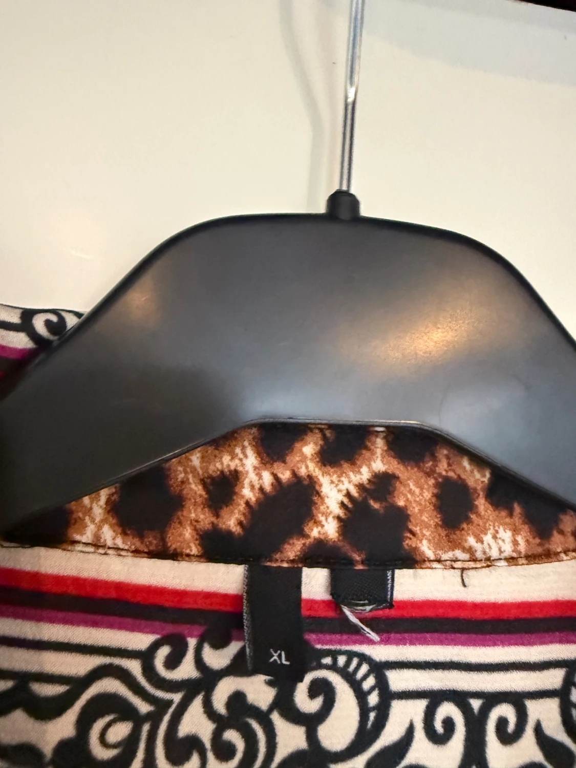 Leopardmönstrad långskjortklänning Vero Moda - 1