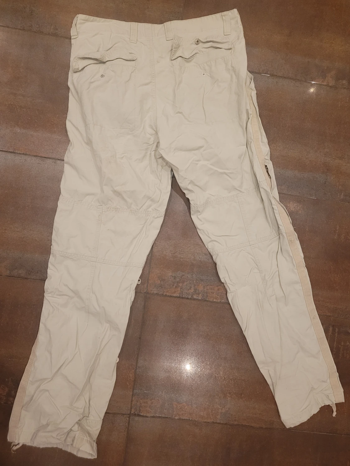 Vita cargopants från Poco Loco M - 3