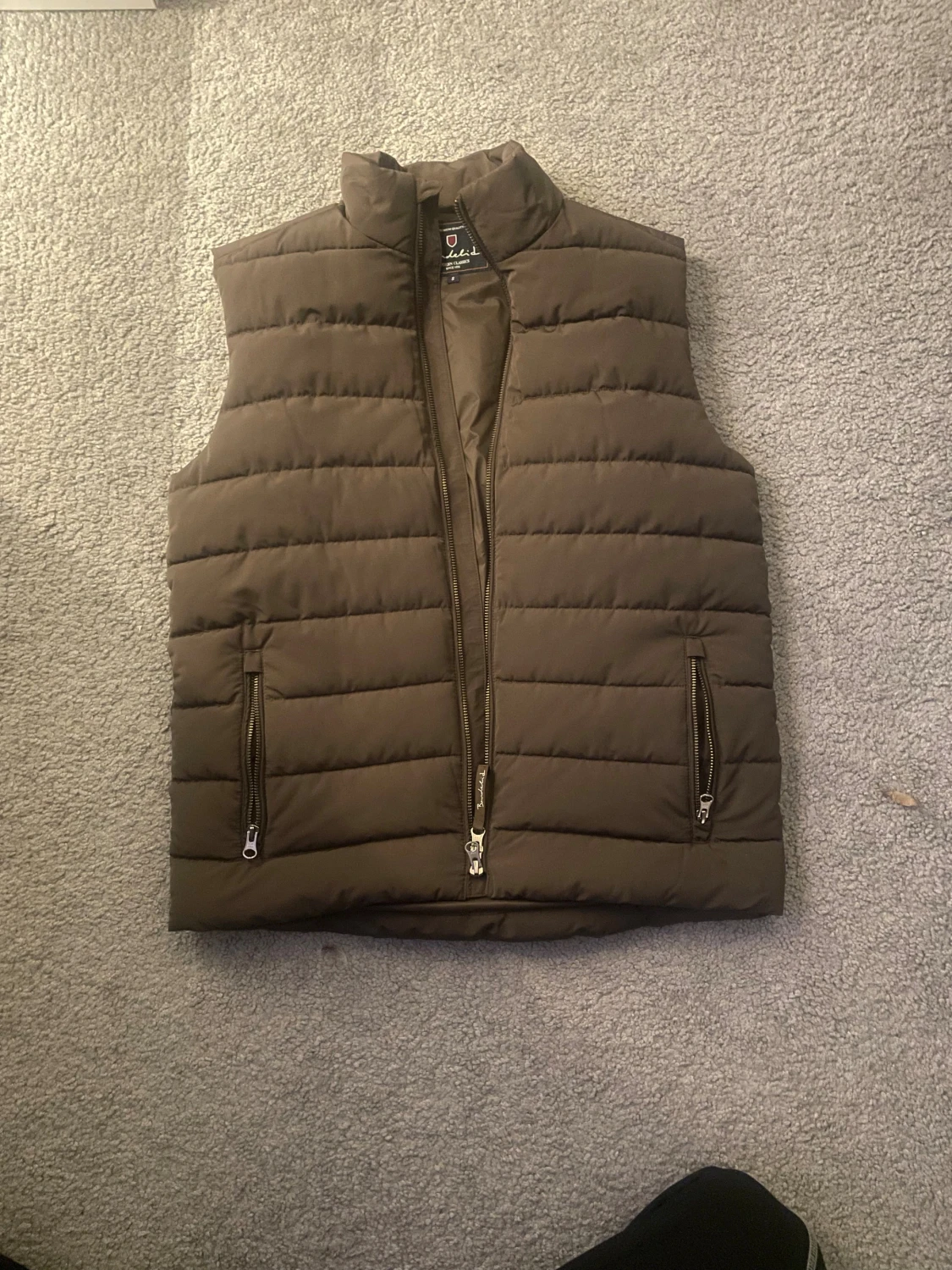 Brun dunväst från Bondelid, S