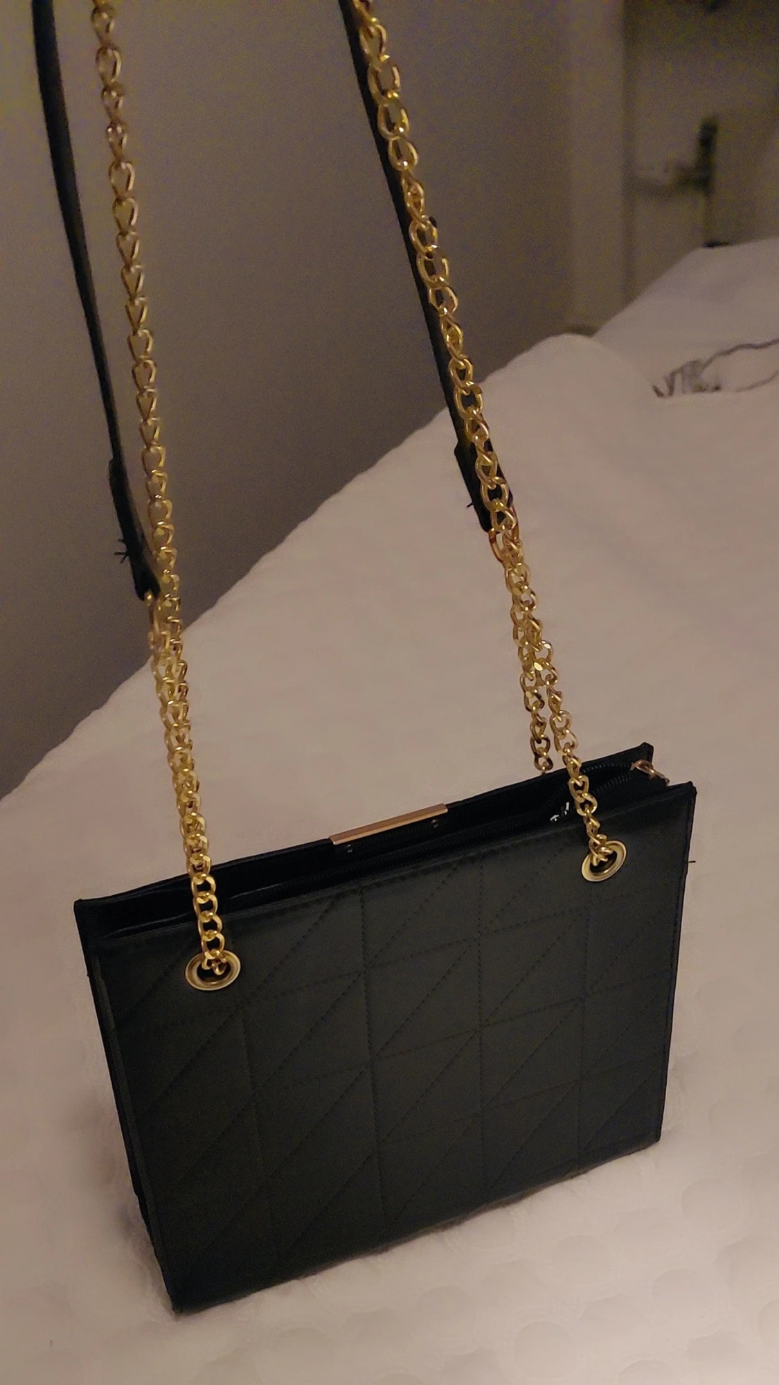 Svart axel väska  - 5