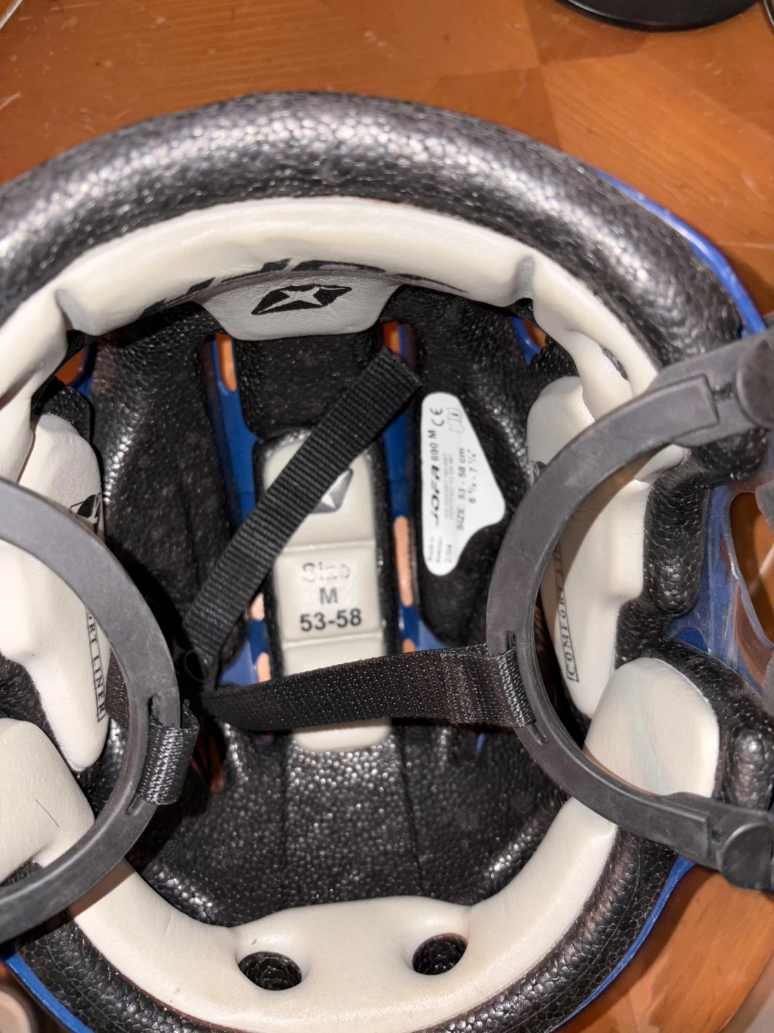 Blå hockeyhjälm från Jofa, storlek M - 2