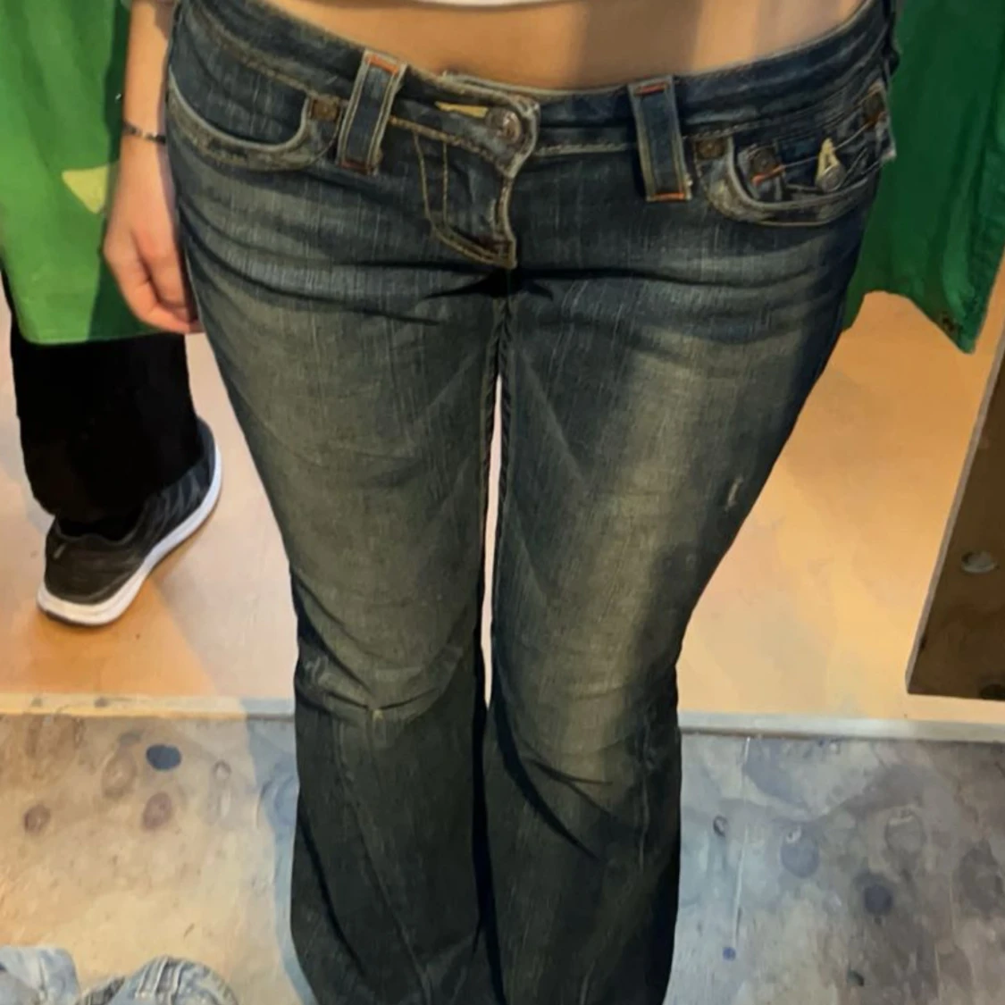 True Religion blå bootcut jeans