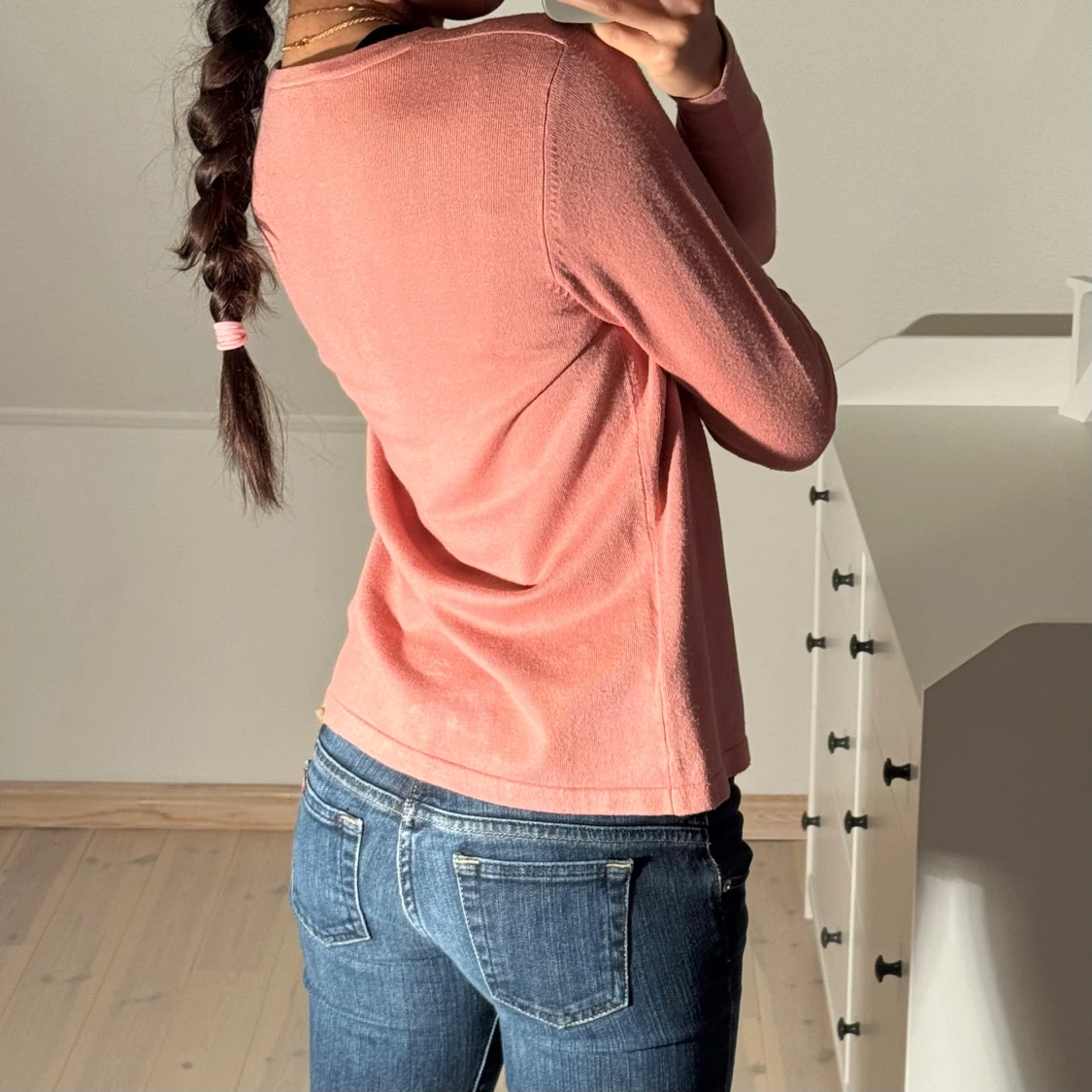 Rosa kofta med knappar  - 2