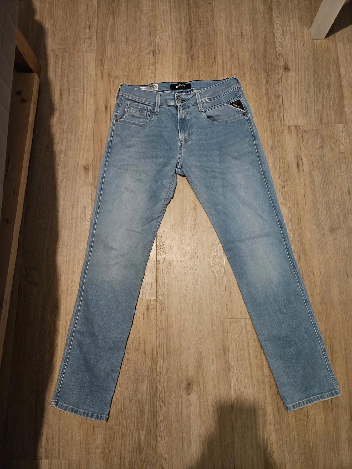 Replay ljusblå jeans straight fit - 2