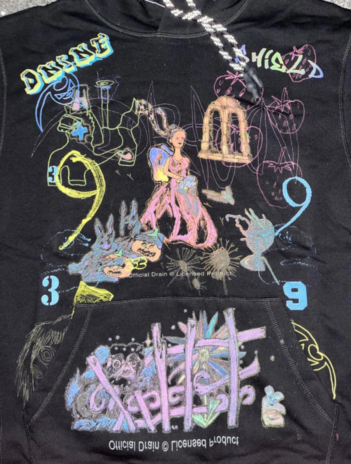 Bladee x Claire barrow 333 hoodie EXTASIA - 3